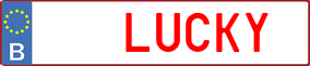 Truck License Plate
